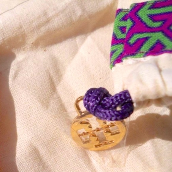 Tory Burch Linen Drawstring Dustbag Dust Bag NWOT - Picture 2 of 2